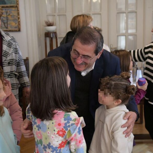 Ο δήμαρχος δέχθηκε την επίσκεψη των μαθητών του δημοτικού σχολείου Ρίου
