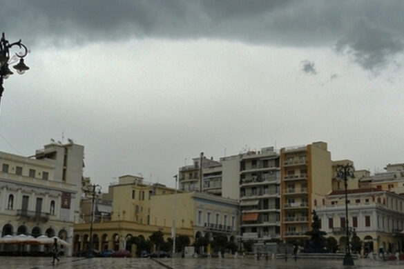 Βροχές και καταιγίδες σήμερα στην Πάτρα