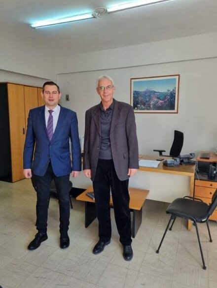 Συνεργασία του Αντιπεριφερειάρχη, Θ.Βασιλόπουλου με τον Γενικό Διευθυντή Τροφίμων του ΥΠΑΑΤ, Β.Μιχαλόπουλο
