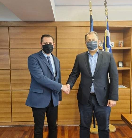 Ενεργειακό κόστος και αγροτικά προγράμματα στη συνάντηση Βασιλόπουλου με τον Υφυπουργό ΥΠΑΑΤ Γ. Στύλιο