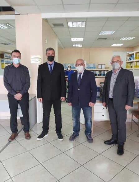 Επίσκεψη του Βοηθού Περιφερειάρχη, Π. Σακελλαρόπουλου, στον ΕΛΓΑ