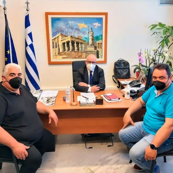 Συνάντηση εργασίας του Πάνου Σακελλαρόπουλου για τον εκσυγχρονισμό του αγροτικού τομέα Αιγιάλειας