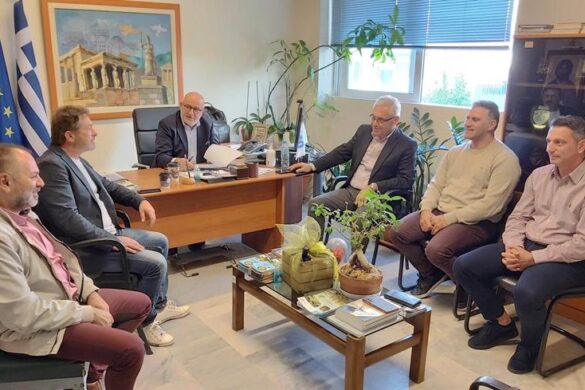 Συνάντηση του Βοηθού Περιφερειάρχη, Π. Σακελλαρόπουλου και αρμόδιων φορέων για τη δακοκτονία