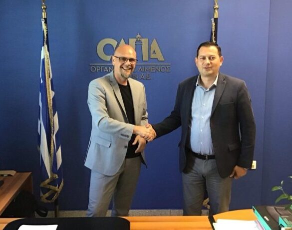 Συνάντηση του Αντιπεριφερειάρχη Θ. Βασιλόπουλου με τον Διευθύνοντα Σύμβουλο του ΟΛΠΑ Π. Αναστασόπουλο