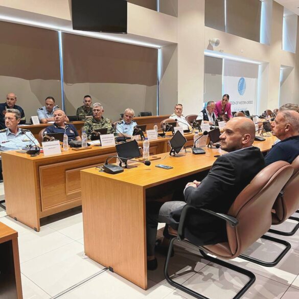 Συνεδρίαση του Περιφερειακού Συντονιστικού Οργάνου Πολιτικής Προστασίας της Περιφέρειας Δυτικής Ελλάδας