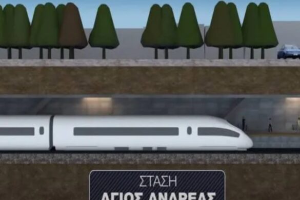 Υπογειοποίηση του τρένου μέχρι Αγιο Ανδρέα με 5 υπόγειες στάσεις προανήγγειλε ο Σταικούρας