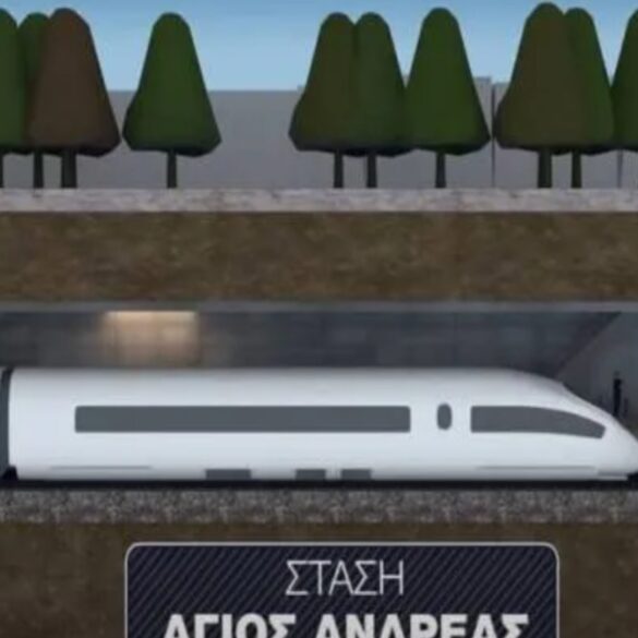 Υπογειοποίηση του τρένου μέχρι Αγιο Ανδρέα με 5 υπόγειες στάσεις προανήγγειλε ο Σταικούρας