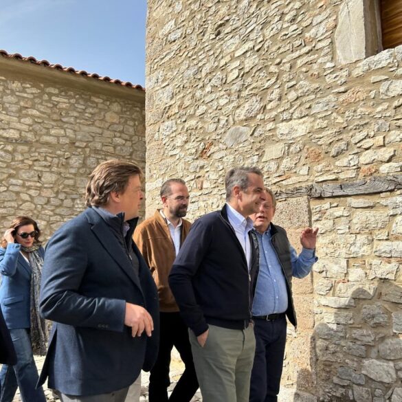 Στο Κτήμα Μέγα Σπήλαιο ο Πρωθυπουργός Κυριάκος Μητσοτάκης