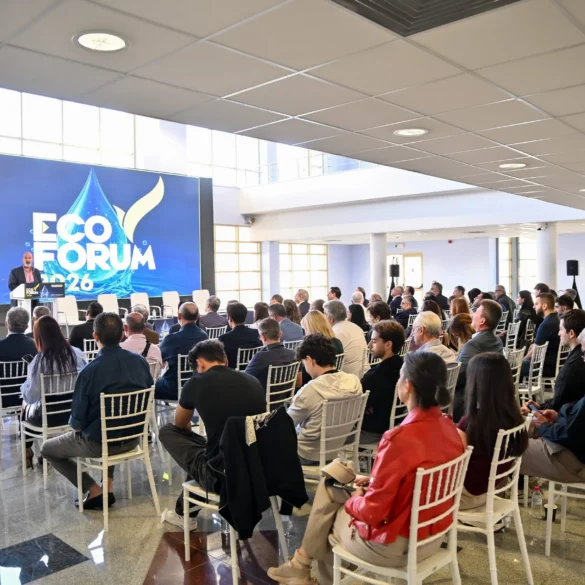 Με μεγάλη συμμετοχή και συνεργασίες το EcoForum 2026 – Δεκάδες ομιλητές για τη διαχείρηση του νέρου και τη βιώσιμη ανάπτυξη (Φώτο)