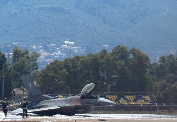 Αναγκαστική προσγείωση F-16 στη Ζάκυνθο