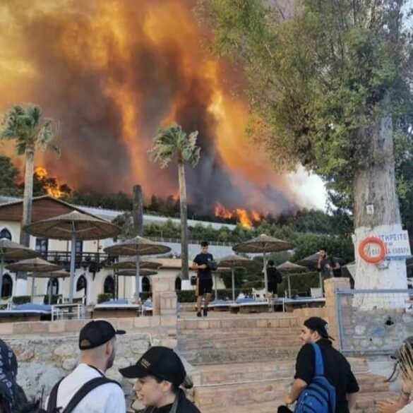 Η φωτιά στην Αιγιάλεια μέσα από χαρακτηριστικές εικόνες