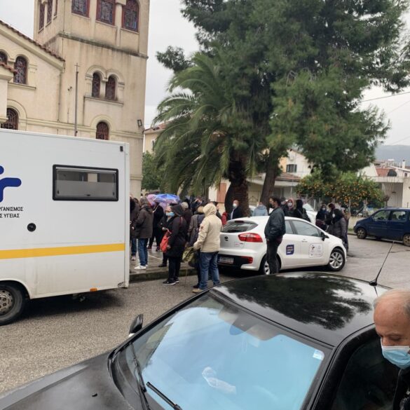Μεγάλη προσέλευση για εμβολιασμούς στο Αίγιο