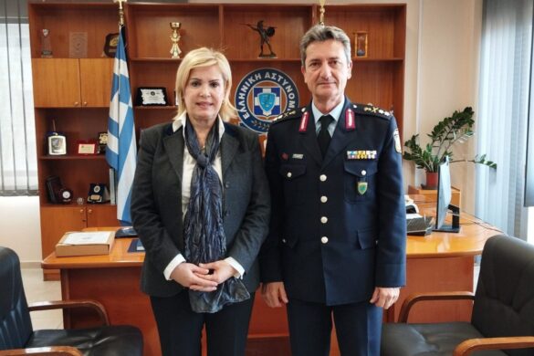 Επίσκεψη Αντιπεριφερειάρχη Κοινωνικής Πολιτικής και Οικογένειας στη Γενική Περιφερειακή Αστυνομική Διεύθυνση Δυτικής Ελλάδας