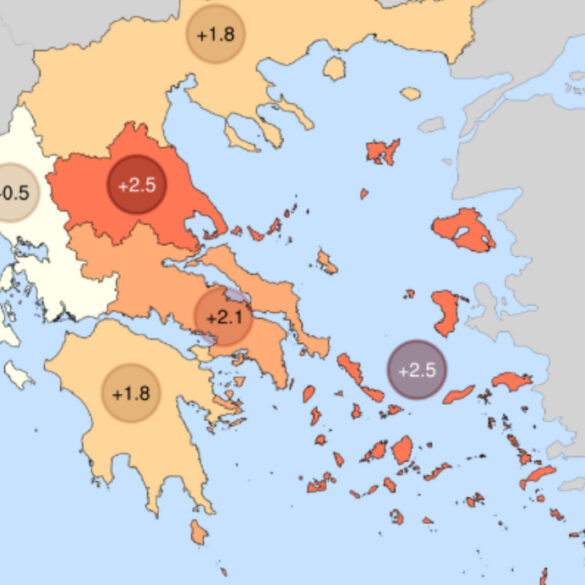 Ο θερμότερος Νοέμβριος τα τελευταία 15 χρόνια σε Θεσσαλία, Πελοπόννησο, Κρήτη και νησιά Αιγαίου