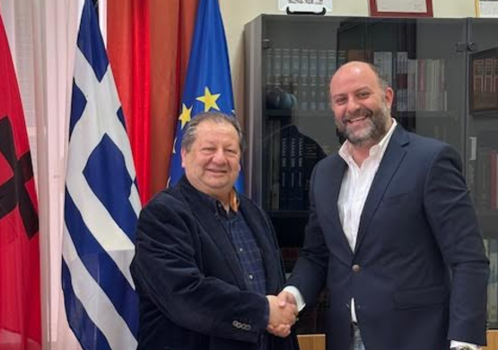 Συνάντηση Βαγγέλη Καραχάλιου με τον Δημήτρη Καλογερόπουλο για το «Δυτική Ελλάδα 2040»