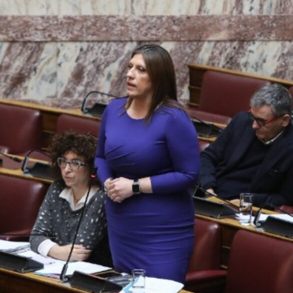«Φίμωση» που λαμβάνει χώρα καθεστωτικά μέσα στη Βουλή κατήγγειλε η Ζ. Κωνσταντοπούλου