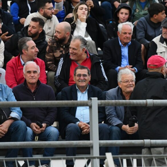 Ο Δήμαρχος Πατρέων Κώστας Πελετίδης στον τελικό του Κυπέλλου Ποδοσφαίρου της ΕΠΣΑ