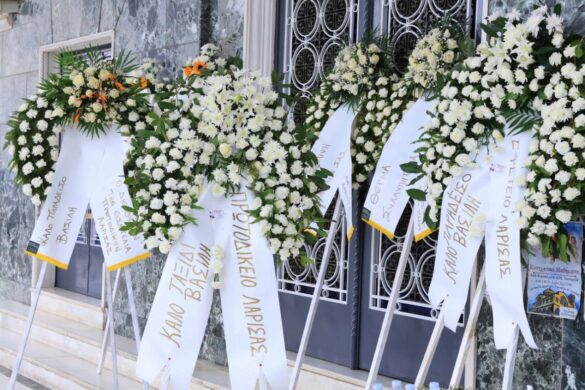Στον Άγιο Αχίλλιο το τελευταίο αντίο στον Βασίλη Καλογήρου.