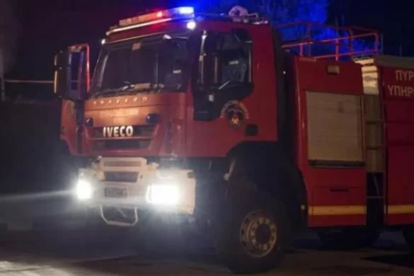 Βραδινή κινητοποίηση της Πυροσβεστικής για φωτιά στα Δουκανέικα Αιγιάλειας