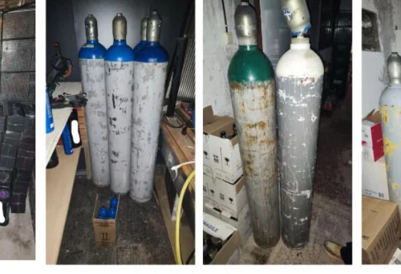 Ηράκλειο: Χίλια λίτρα παράνομου αλκοόλ και 129 φιάλες με «αέριο γέλιου» – Συνελήφθη 53χρονος