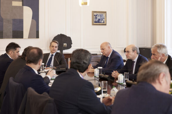 Μητσοτάκης σε Ένωση Αγροτικών Συνεταιρισμών: Βούληση της κυβέρνησης να υποστηρίξει αγρότες και κτηνοτρόφους