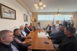 Συνάντηση Γρηγόρη Αλεξόπουλου με τον Αντιπρόεδρο του Υπεραστικού ΚΤΕΛ Αχαϊας