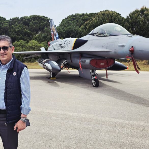 Ο Γρηγόρης Αλεξόπουλος στο Air Show της άσκησης “Tiger”