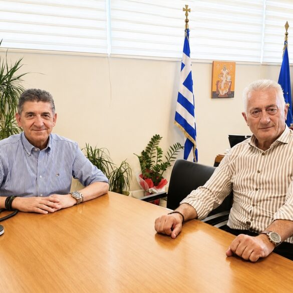 O Γιώργος Παναγιωτόπουλος, Αντιδήμαρχος Παιδείας του Δήμου Δυτικής Αχαΐας