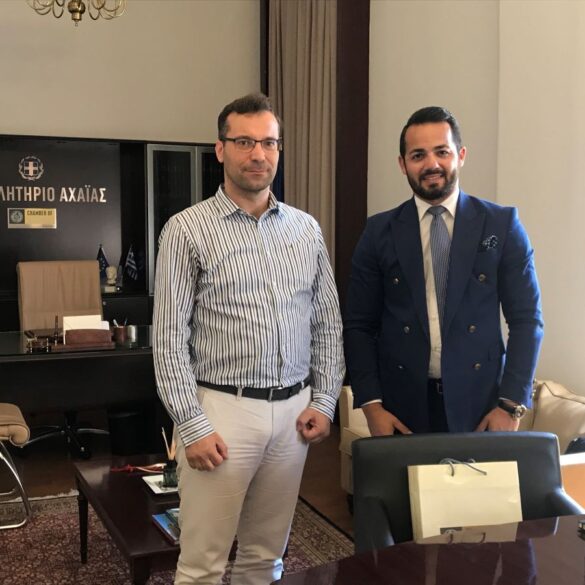 Συνάντηση Ανδρικόπουλου με τον Εμπορικό ακόλουθο της πρεσβείας του Αζερμπαϊτζάν