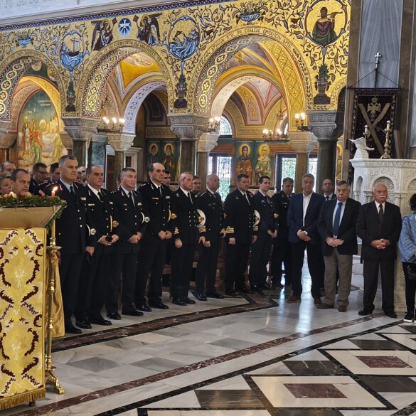 Πάτρα: Η Ελληνική Αστυνομία τίμησε τον Προστάτη της Άγιο Αρτέμιο