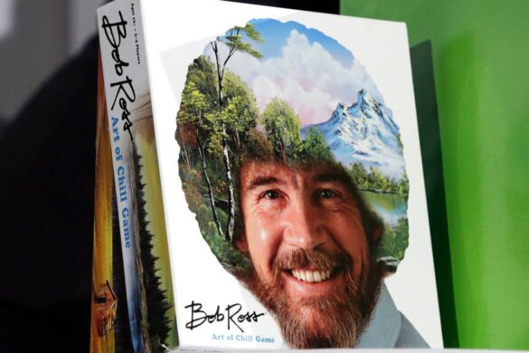 Πωλείται ο πρώτος πίνακας που ζωγράφισε «on camera» ο Μπομπ Ρος στην εμβληματική εκπομπή του