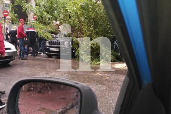 Δέντρο έπεσε και τραυμάτισε άνδρα στο κέντρο της Αθήνας