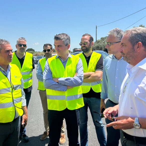Πατρών-Πύργου: Αυτοψία Δήμα στο υπόλοιπο τμήμα του δρόμου