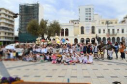 Πάτρα: Ενδιαφέρουσα δράση για την Ειρήνη στην πλατεία Γεωργίου