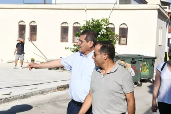 Πάτρα: Ο Κ. Πελετίδης στην συνοικία της Αγ. Αικατερίνης, με γοργό ρυθμό τα έργα αναζωογόνησης στα Προσφυγικά