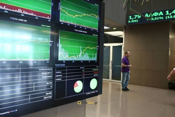 Ισχυρή αντίδραση στο Χρηματιστήριο Αθηνών με άλμα άνω του 3%