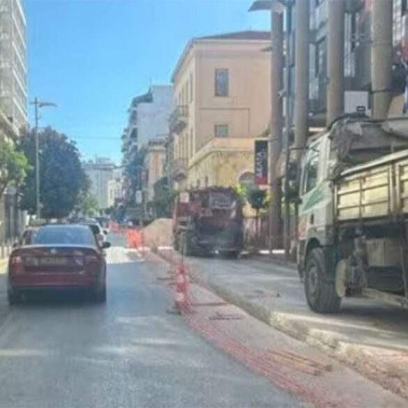 Πάτρα: Ταλαιπωρία στην Αγίου Ανδρέου λόγω των έργων για το φυσικό αέριο