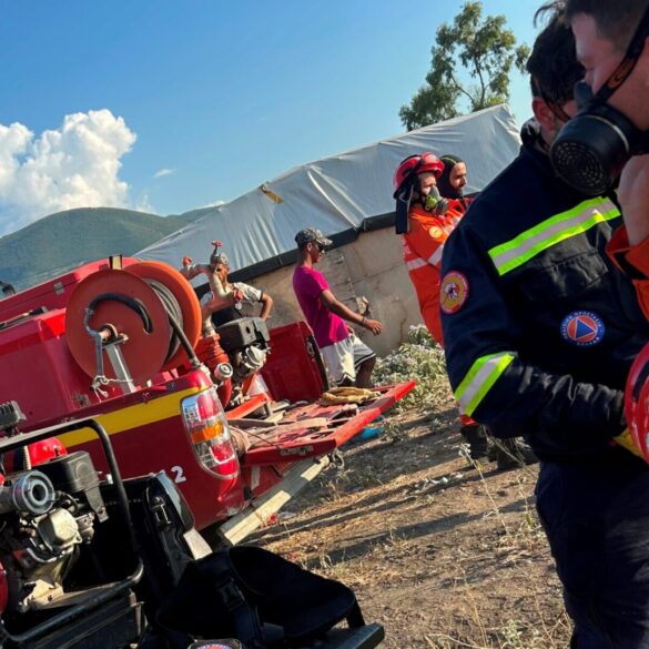 Πάτρα: Το Σωματείο Εθελοντών Πυροσβεστών στη φωτιά του Ριγανόκαμπου