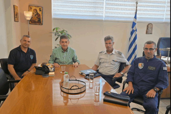 Συνάντηση συνεργασίας του Δημάρχου με την Διοίκηση του Εργοστασίου ΜΜ&ΕΕ Αράξου