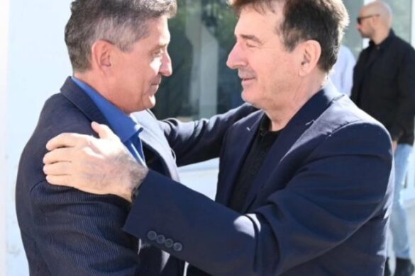 Κάτω Αχαΐα: Ο υπουργός Προστασίας του Πολίτη Μ. Χρυσοχοϊδης σε περιοδεία