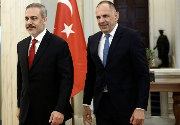 Συνάντηση Γεραπετρίτη – Φιντάν: Στην ατζέντα το πλαίσιο συνεργασίας Ελλάδας – Τουρκίας