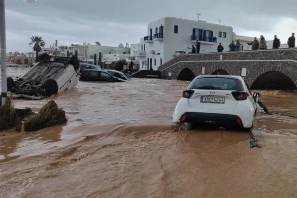 Κυκλάδες : Πρωτοφανείς καταστροφές άφησε πίσω της η κακοκαιρία