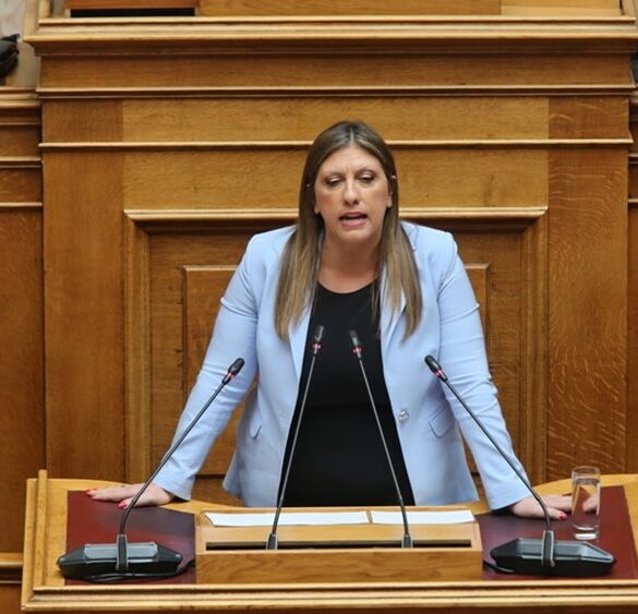 Ζ. Κωνσταντοπούλου: Παίρνετε στις πλάτες σας την ευθύνη του ξεπλύματος Βορίδη και Αυγενάκη