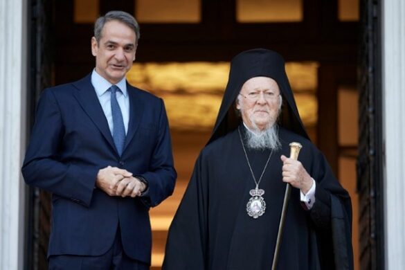 Συνάντηση του πρωθυπουργού με τον Οικουμενικό Πατριάρχη