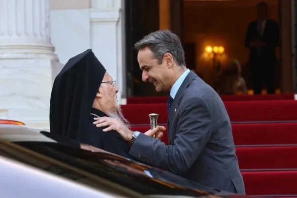 Μητσοτάκης σε Βαρθολομαίο: Μας δίνετε θάρρος να συνεχίσουμε στον δύσκολο δρόμο ανάταξης της πατρίδας