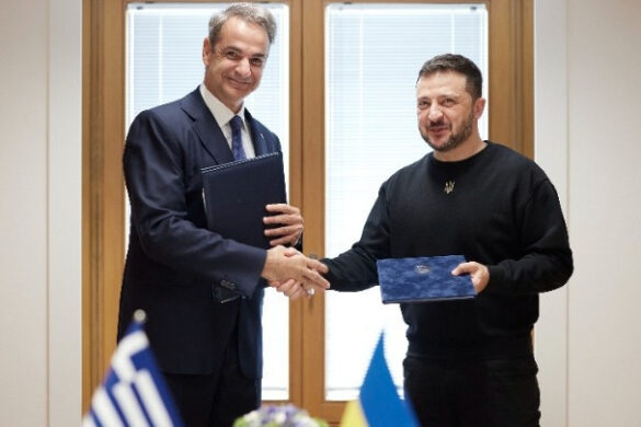 Τηλεφωνική επικοινωνία του Κυρ. Μητσοτάκη με τον Βολ. Ζελένσκι