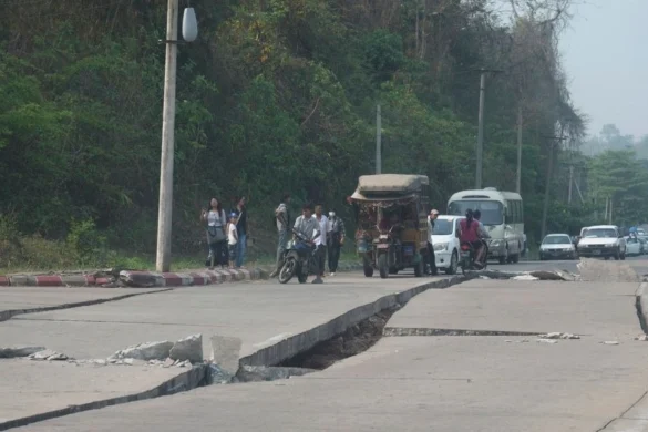 Δραματικές εικόνες από Μιανμάρ και Ταϊλάνδη.