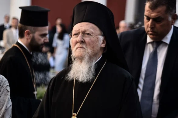Συνάντηση του Οικουμενικού Πατριάρχη Βαρθολομαίου με τον πάπα Λέοντα ΙΔ’ στο Βατικανό