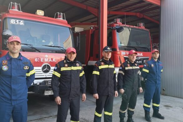 Στην πρώτη γραμμή η 6η ΕΜΑΚ Πάτρας: Αναχωρεί για την Αμοργό μετά τους ισχυρούς σεισμούς