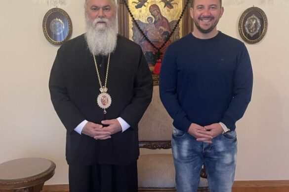 Aίγιο: Συνάντηση του Μητροπολίτη Ιερωνύμου με τον Χρ. Τσερεντζούλια – Για τον Αθλητισμό